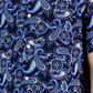 Camisa Medalhão Paisley Masculina Club Room Azul Tamanho P