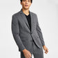 INC International Concepts Jaqueta Masculina Slim Fit Espinha de Peixe Preta Tamanho M