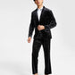 INC International Concepts Jaqueta de veludo masculina slim fit com estampa paisley, preta, tamanho XX-G