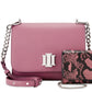 Bolsa transversal feminina INC International Concepts rosa tamanho regular