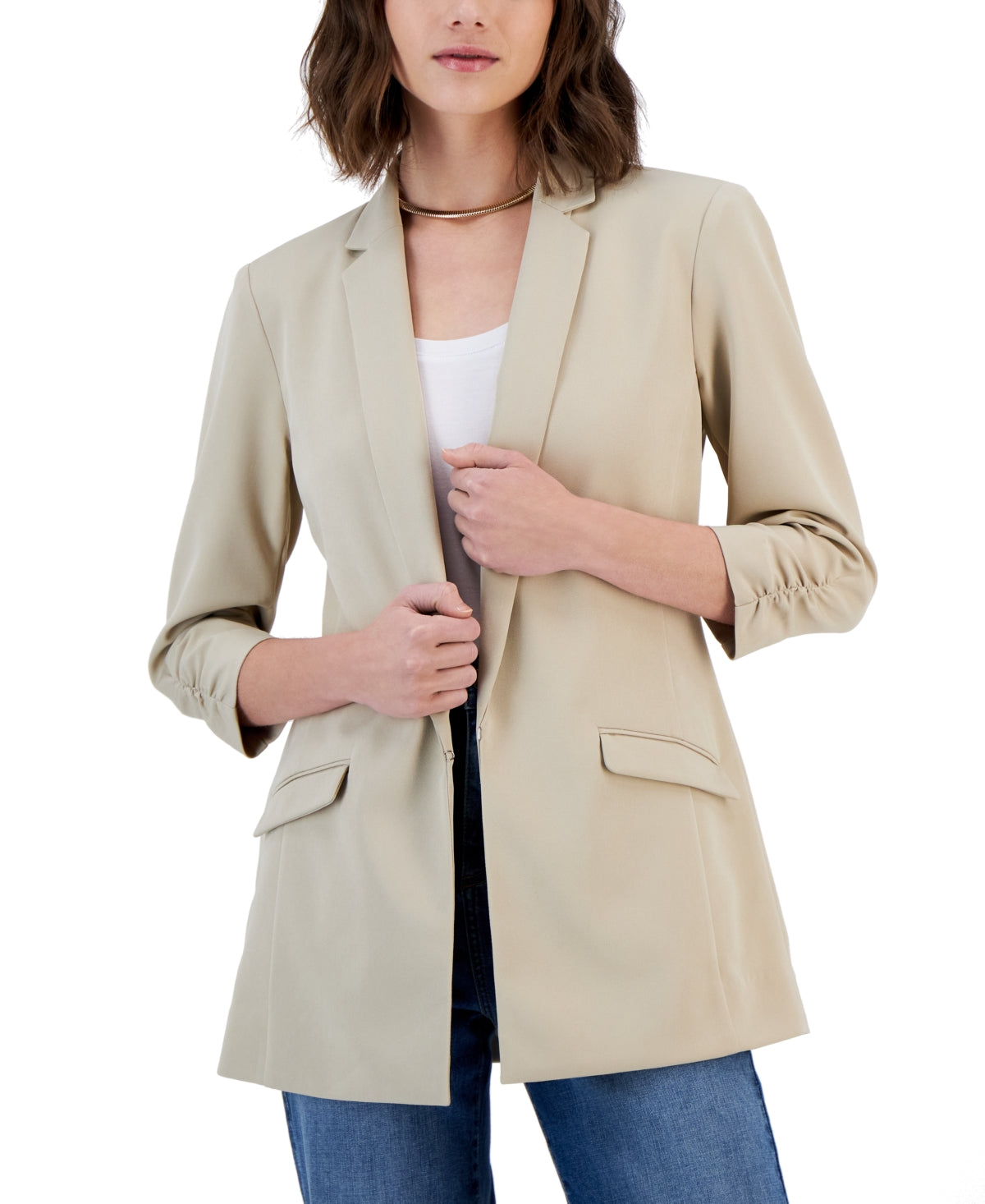 Blazer feminino marrom INC International Concepts tamanho X-Large