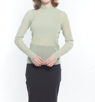 Matthildur - Blusa transparente de manga comprida Plinth