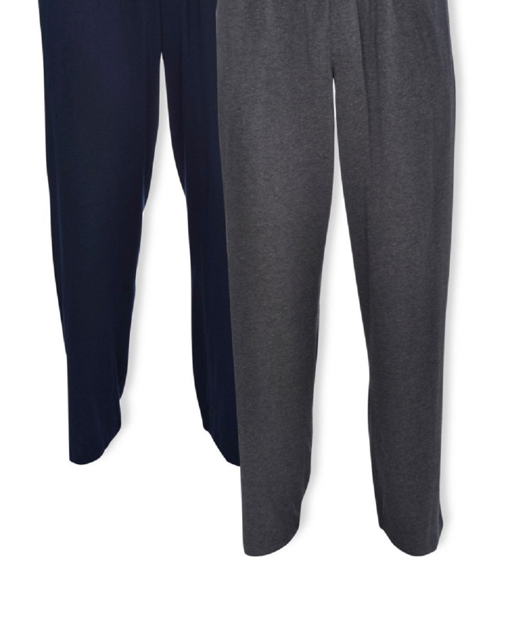 Pacote com 2 calças de dormir de malha Hanes Men's, azul, tamanho grande