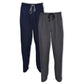 Pacote com 2 calças de dormir de malha Hanes Men's, azul, tamanho grande