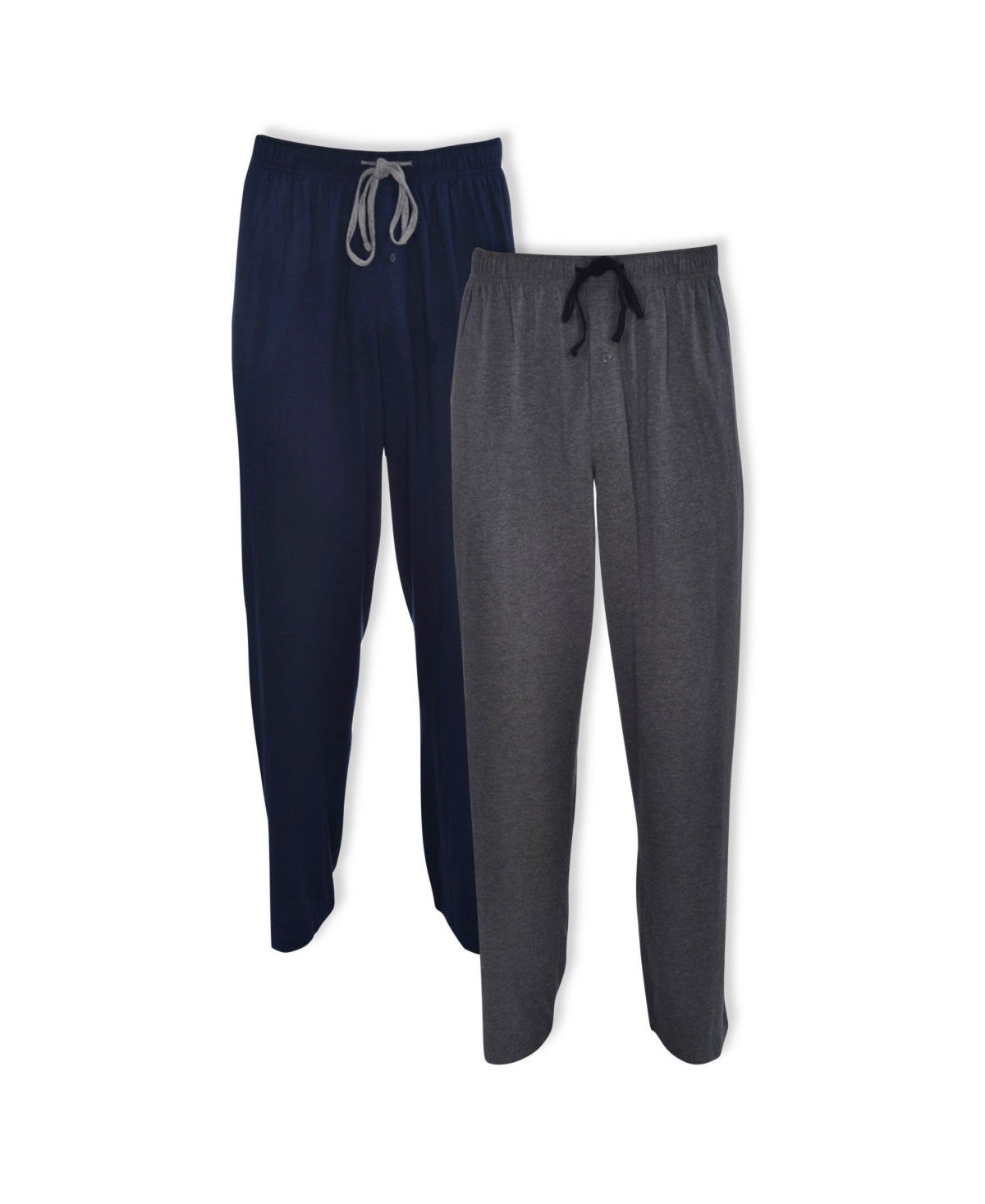 Pacote com 2 calças de dormir de malha Hanes Men's, azul, tamanho grande