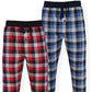 Calça de corrida de flanela masculina Hanes, pacote com 2, azul, tamanho médio