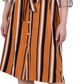 Vestido de camisa feminino NY Collection Roll Tab marrom tamanho pequeno médio