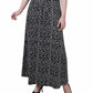 Saia longa feminina NY Collection, preta, tamanho pequeno