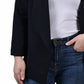 Jaqueta Ponte Feminina NY Collection Manga 3/4 Preta Tamanho Pequeno X-Grande