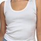 Enza Costa - Supima Baby Rib Cropped Fitted U Tank
