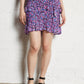 Berenice - Jupe Courte Volants Imprimee Skirt