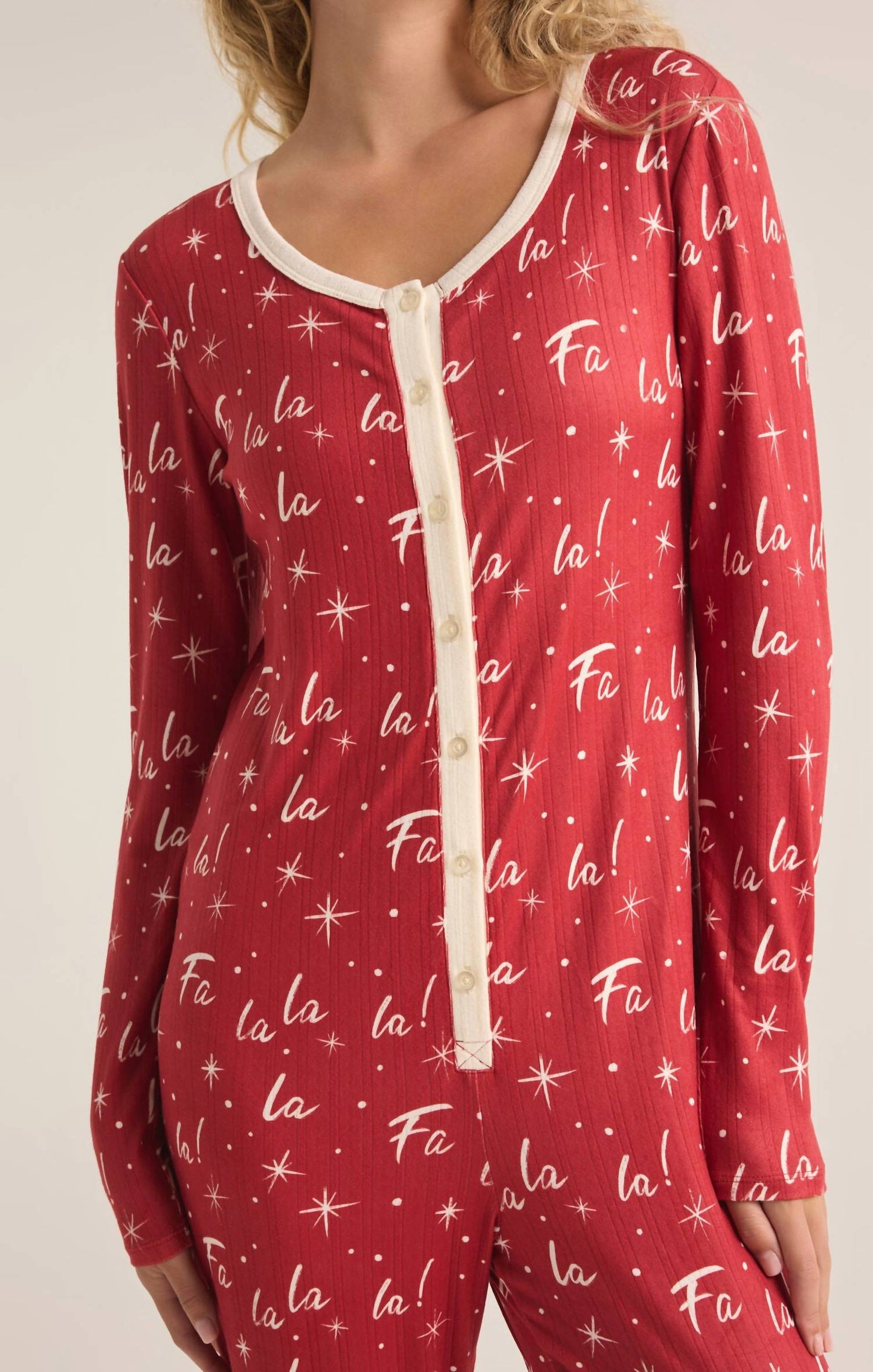 Z Supply - Fa La La Silky Pointelle Onesie