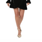 Vestido curto de veludo Paige Ysabel preto