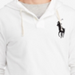 Suéter Ralph Lauren Masculino Manga Longa com Botões Branco Tamanho Grande