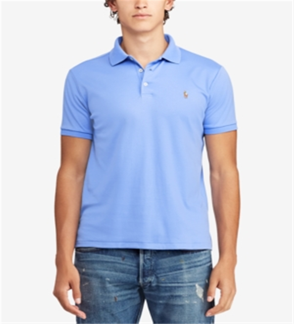 Polo Ralph Lauren Masculino Classic Fit Soft Touch Algodão Polo Azul Tamanho Pequeno