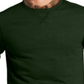 Moletom masculino GH Bass Mountain Fleece com gola redonda, verde, tamanho pequeno