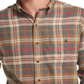 Camisa de flanela xadrez Fireside Classic Fit masculina GH Bass &amp; Co., cinza, tamanho médio