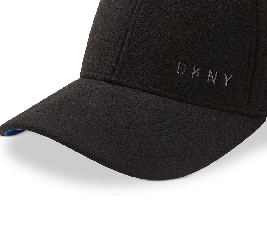 Boné de beisebol masculino com logotipo DKNY, preto, tamanho regular