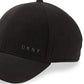 Boné de beisebol masculino com logotipo DKNY, preto, tamanho regular