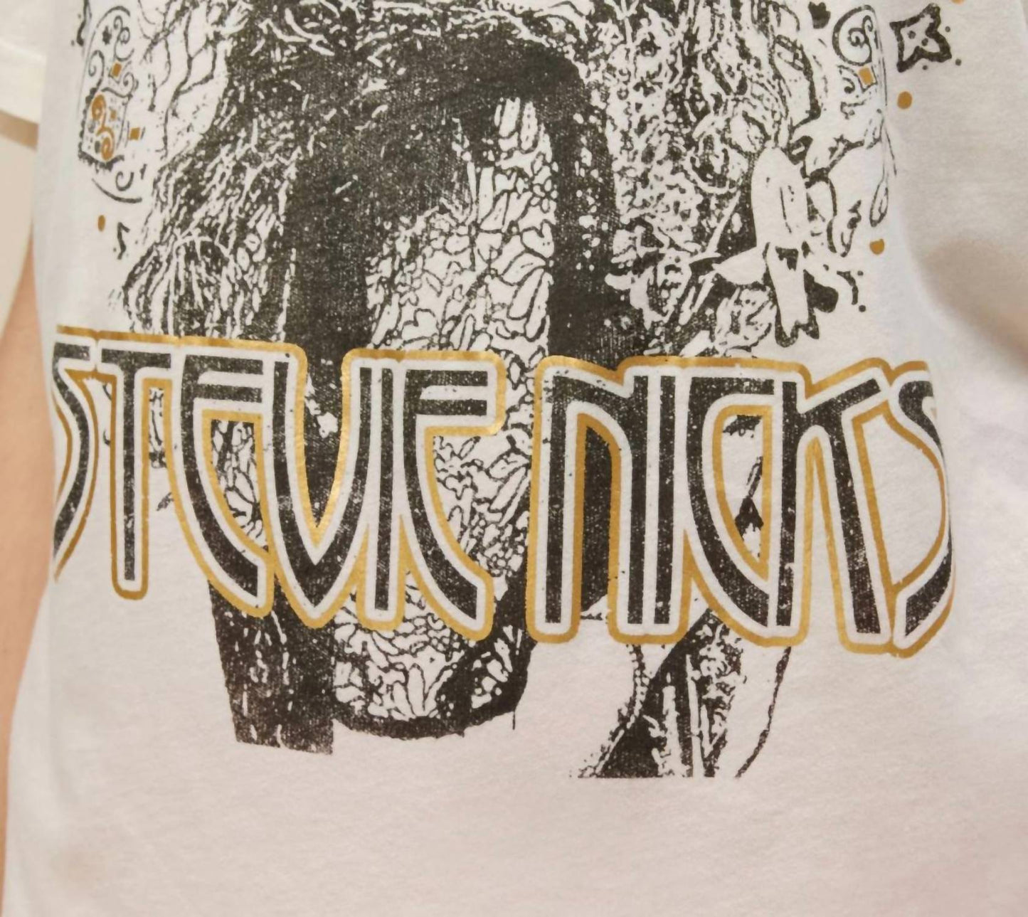 Daydreamer - Stevie Nicks Metallic Boyfriend Shirt