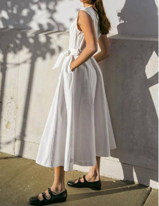 Flying Tomato - Vestido Midi Chelsea Sem Mangas