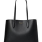 Kate Spade New York Bolsa Tote Grande de Couro Feminina All Day Preta Tamanho Regular