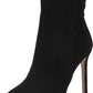 Botas femininas Sam Edelman Wrenley bico fino salto alto pretas tamanho 7 M