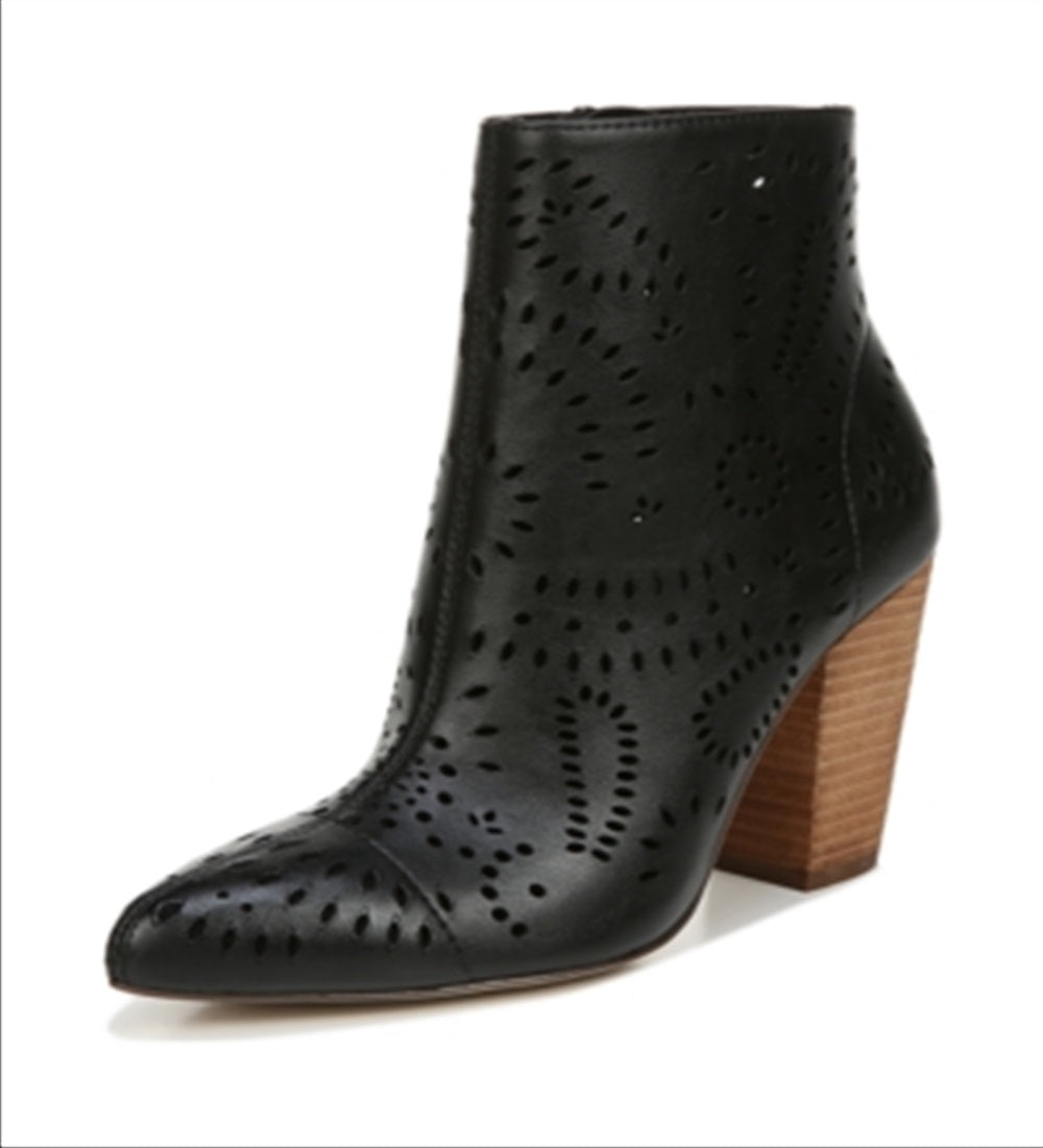 Bota Taryn Block Heel Feminina Carlos By Carlos Santana Preta Tamanho 8,5 M