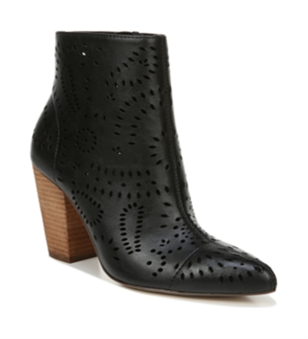 Bota Taryn Block Heel Feminina Carlos By Carlos Santana Preta Tamanho 8,5 M