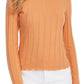 Kit + Sky Blusa Feminina Manga Longa Laranja Tamanho Médio