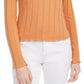 Kit + Sky Blusa Feminina Manga Longa Laranja Tamanho Médio