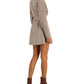Vestido Blazer Xadrez Infantil Kit &amp; Sky Marrom Tamanho Médio
