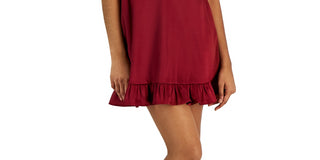 Vestido de festa e coquetel com acabamento em renda de cetim feminino Kit &amp; Sky, tamanho XX-S