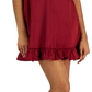 Vestido infantil com decote em V e acabamento em renda, rosa, tamanho extrapequeno, da Kit &amp; Sky