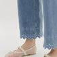 Entro - High Waist Eyelet Pants