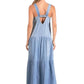 Elan - High Neck Tiered Maxi Dress