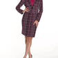 Frank Lyman - Plaid Knit Blazer