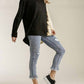 Umgee - Contrast Color Raw Edge Top