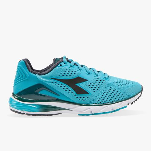 Tênis de corrida feminino Diadora Mythos Blueshield 2, cerâmica/branco, tamanho 10,5 B(M) EUA