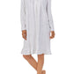 Camisola Eileen West Feminina em Jersey com Acabamento em Renda e Algodão, Branca, Tamanho Grande