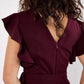 Apricot - Ruffle Sleeve Jumpsuit