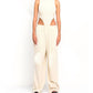 Fashion Nova - Women's Waffle Bodysuit Pants Set