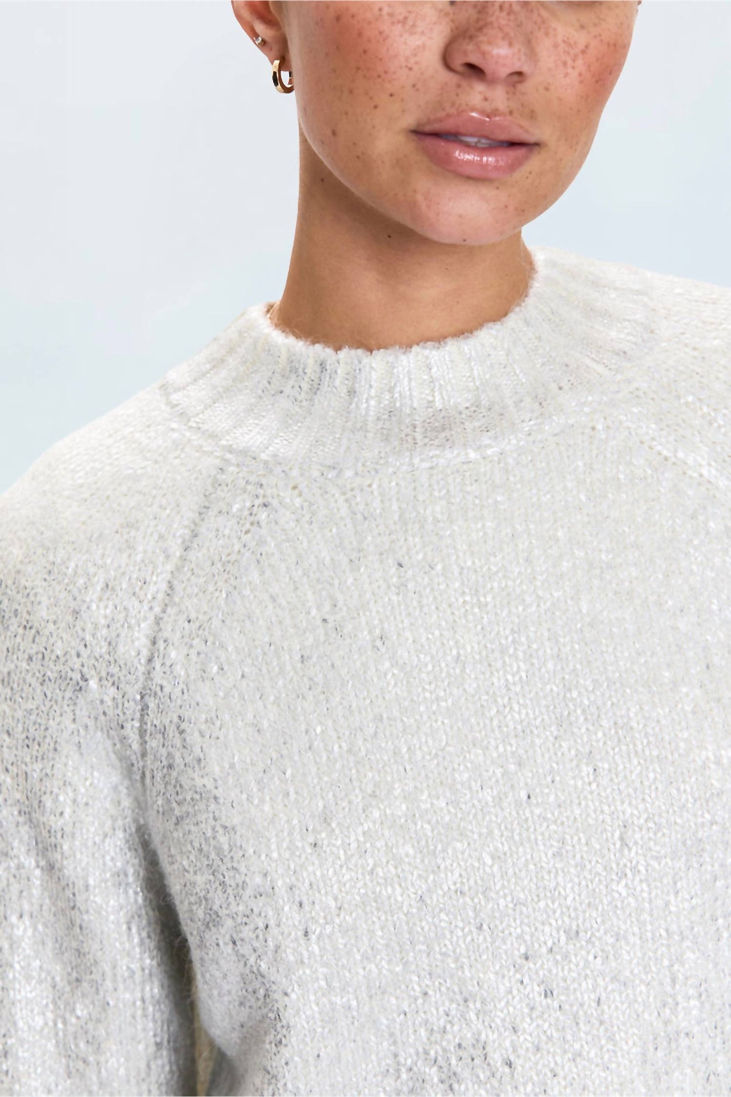 Pistola - Ilana Mock Neck Raglan Sleeve Pullover Sweater