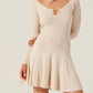 Astr - Cybele Pointelle Mini Sweater Dress