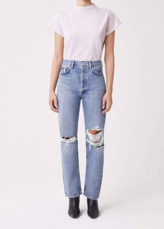Agolde - Calça Jeans Cintura Fina Anos 90
