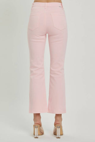 Risen - Calça Jeans Reta Cintura Média