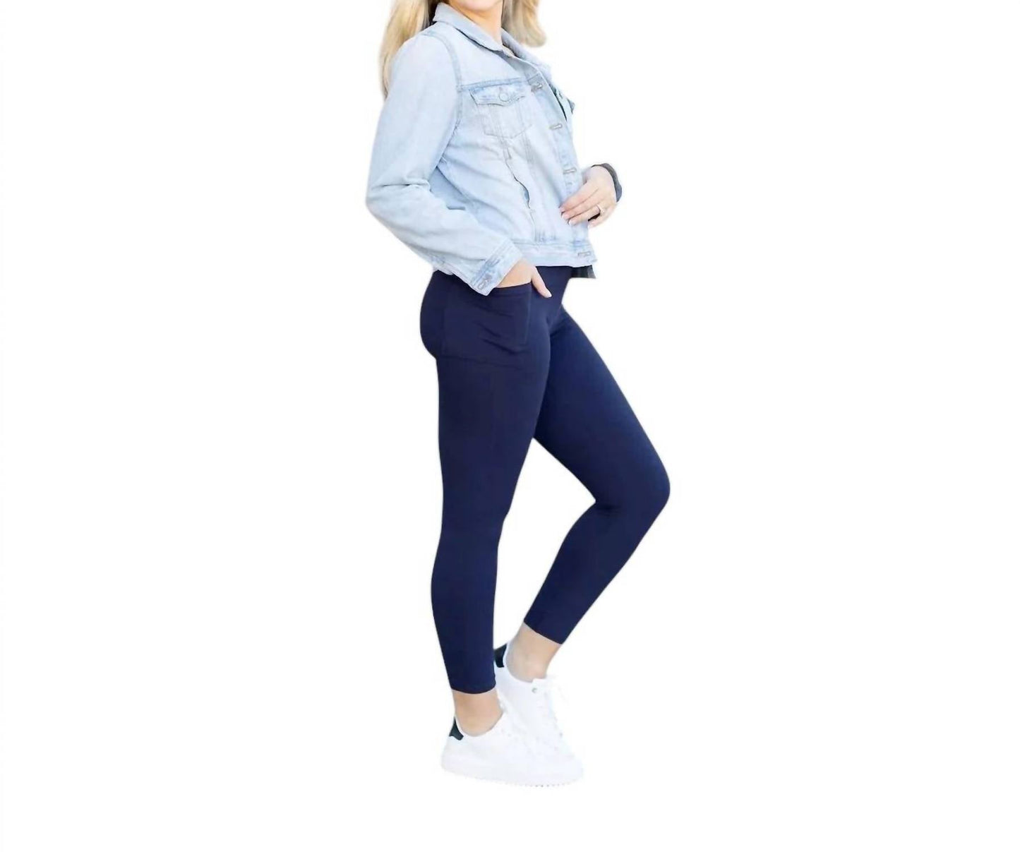 Julia Rose - Riley 7/8 Ankle Length Leggings with Pockets