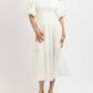 Olivaceous - Wilson Eyelet Midi Dress