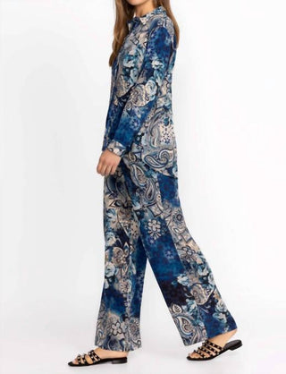 Johnny Was - CALÇA DE CINTURA FUMADA