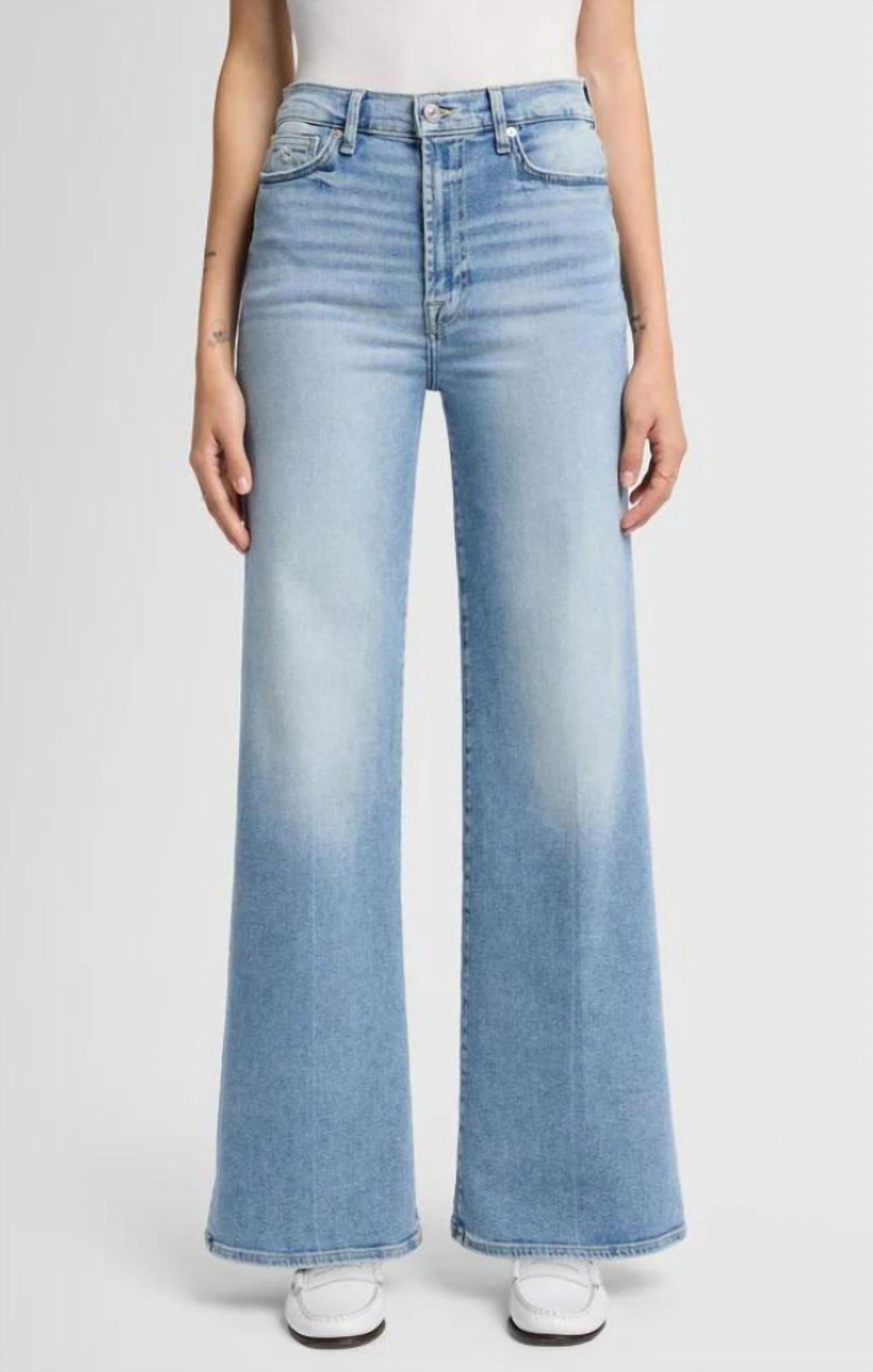 7 For All Mankind - Ultra High Rise Cropped Jeans